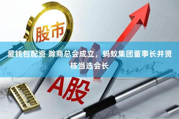 爱钱包配资 滁商总会成立，蚂蚁集团董事长井贤栋当选会长