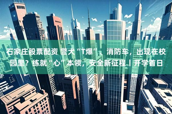 石家庄股票配资 警犬“T爆”、消防车，出现在校园里？练就“心”本领，安全新征程丨开学首日